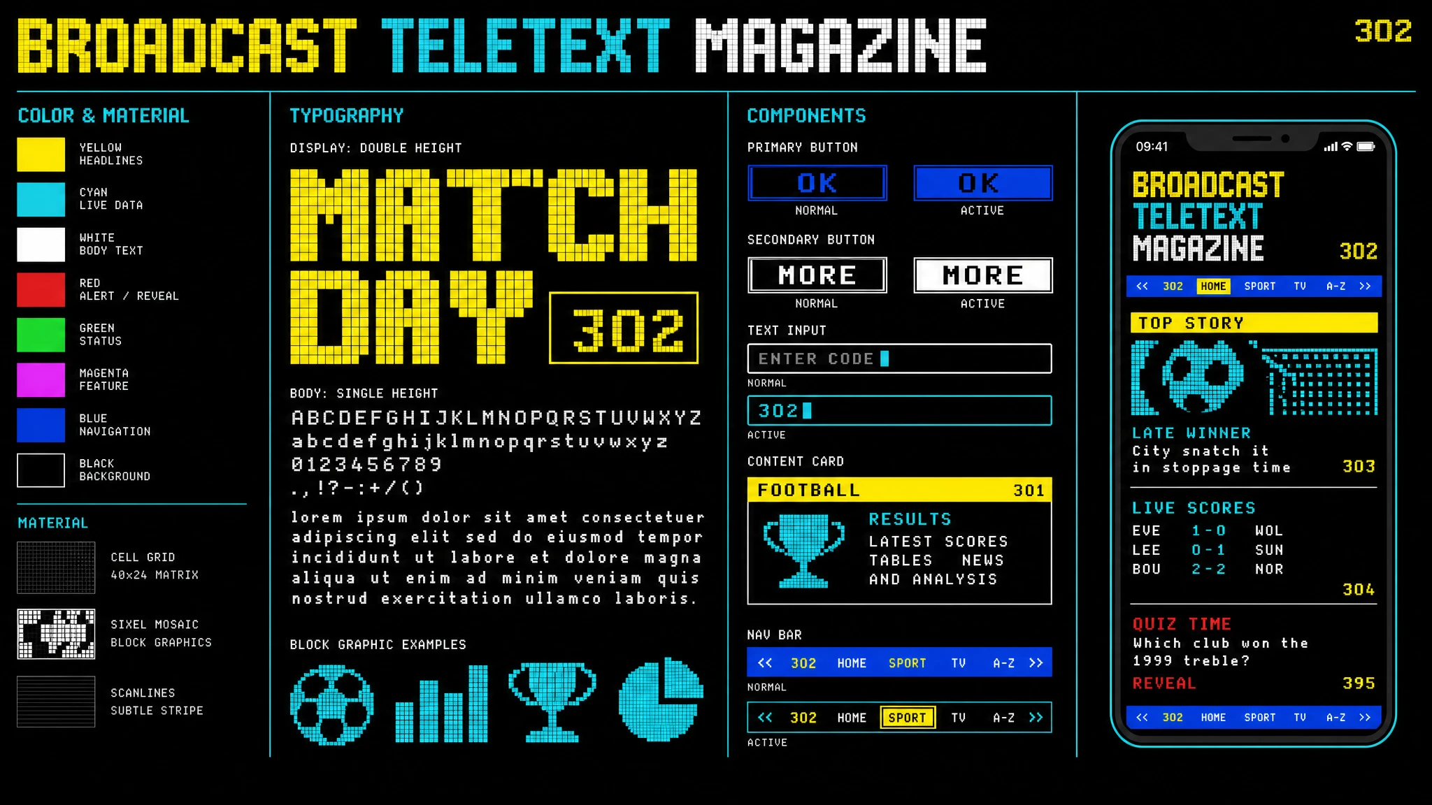 Teletext Service design system