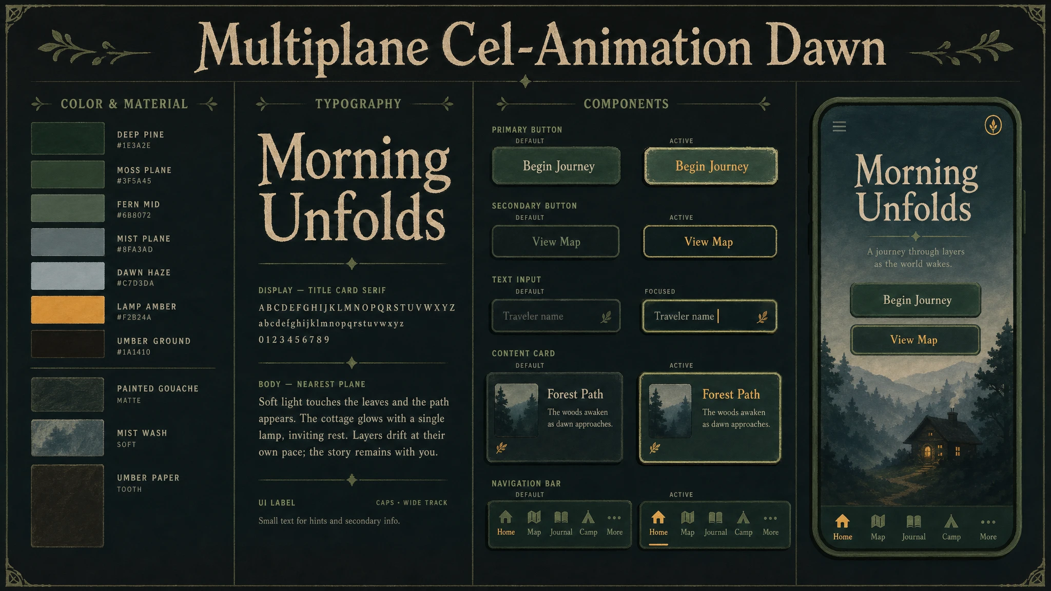Multiplane Cel Dawn design system