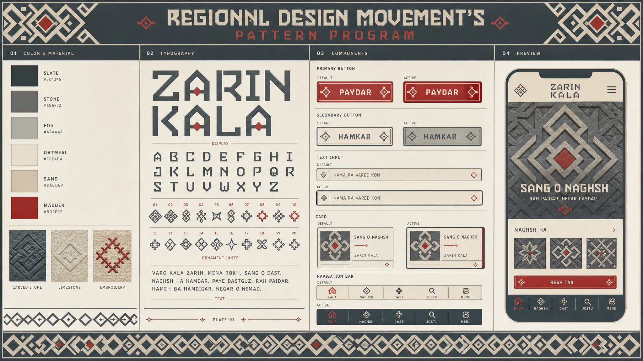 Breton Ornament Program design system