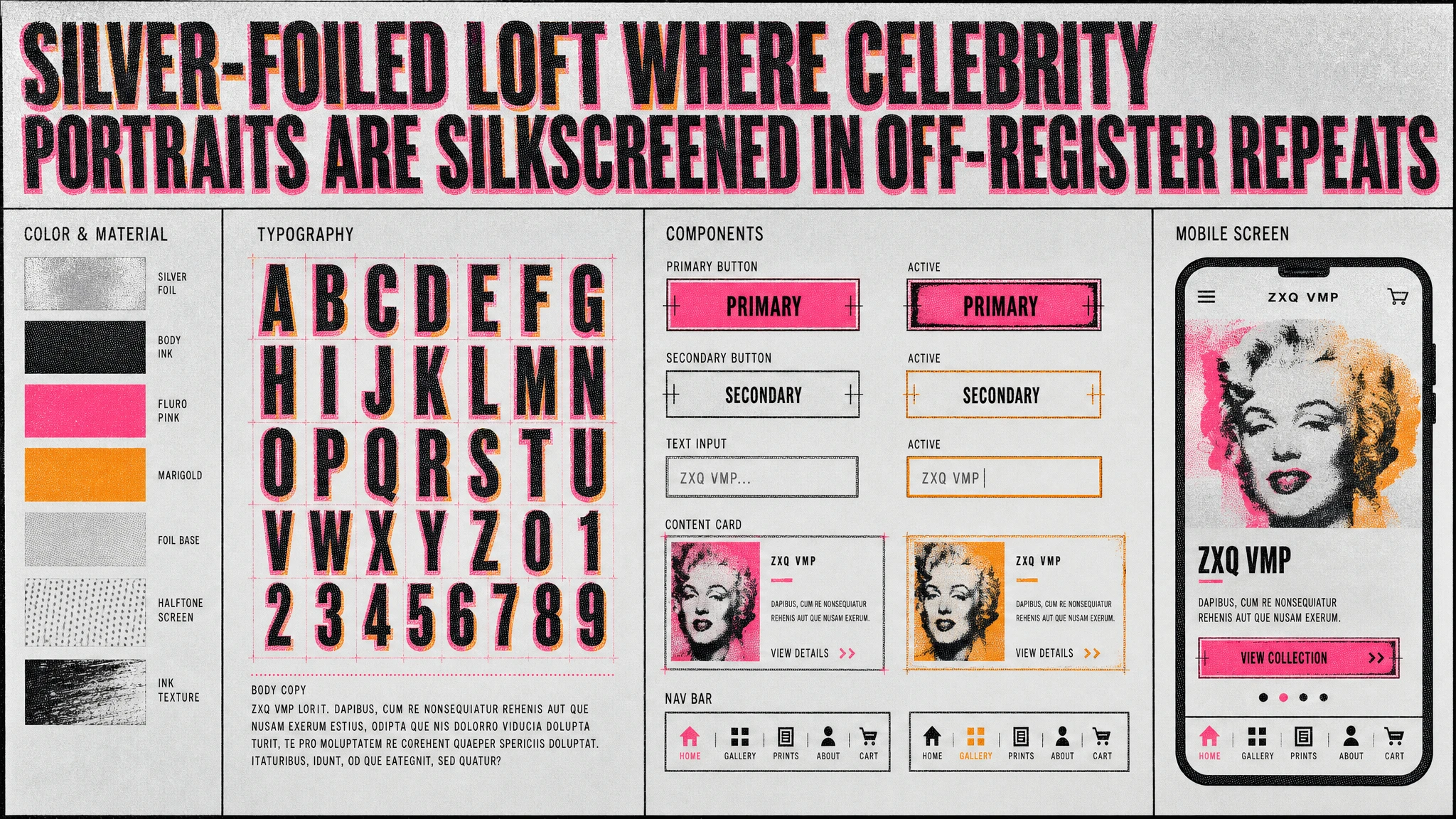 Factory Silkscreen Loft design system
