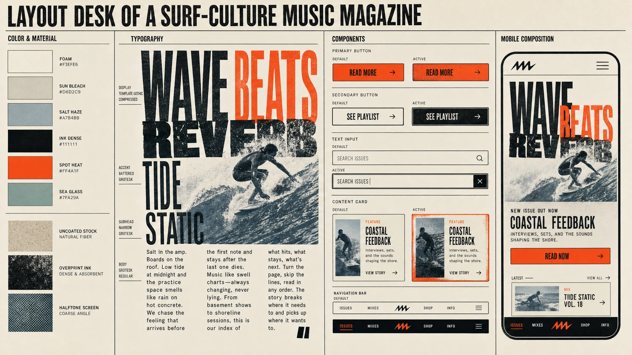 Raygun Layout Desk design system