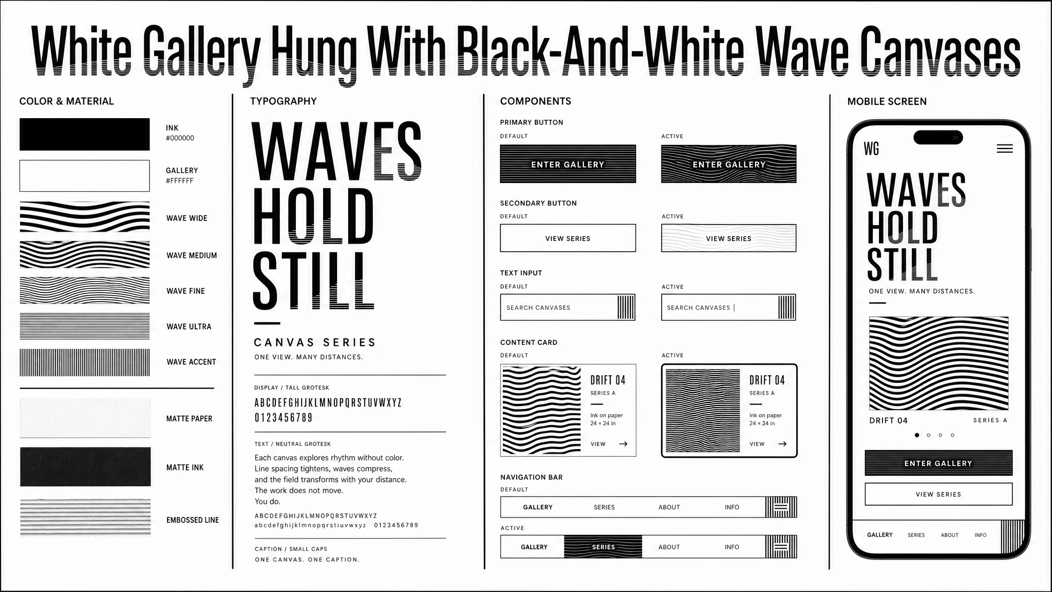 Riley Moire Gallery design system