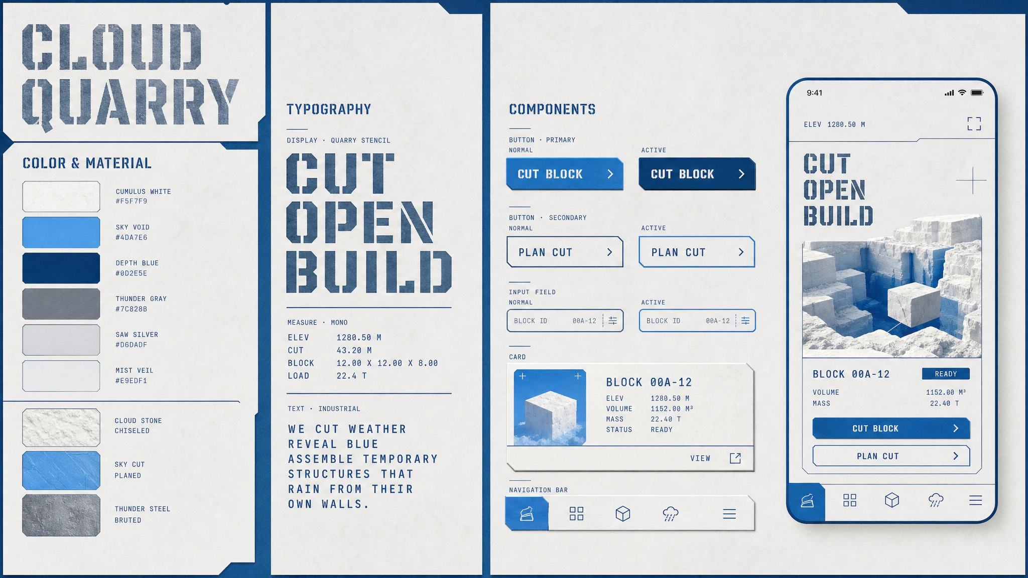 Cloud Quarry design system