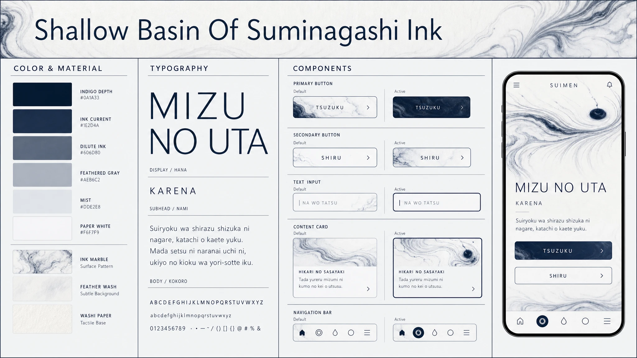 Fluid Ink Basin design system