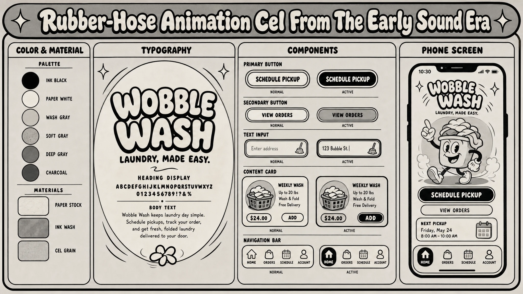 Rubber Hose Cel design system