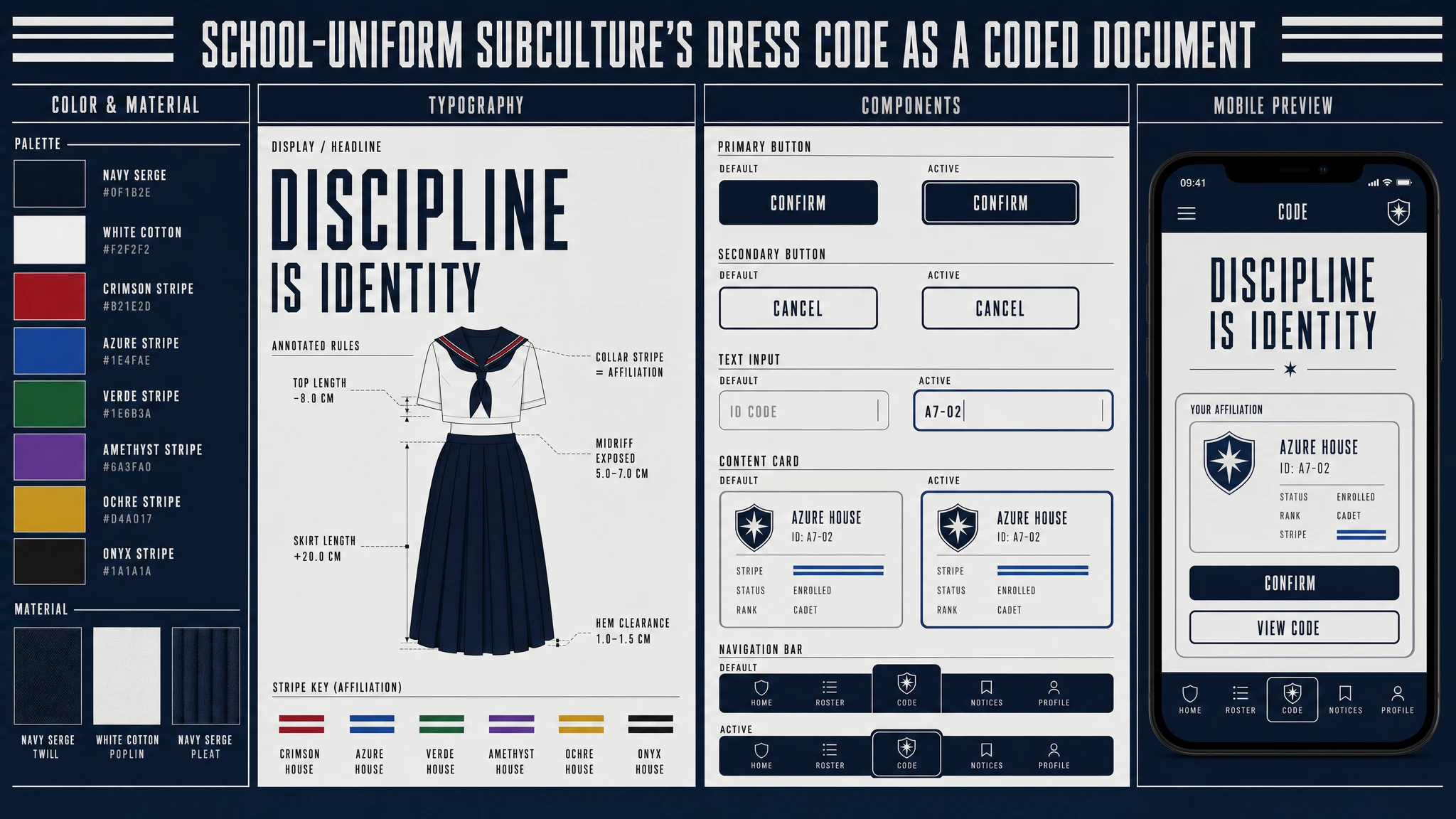 Sukeban Long Skirt Code design system