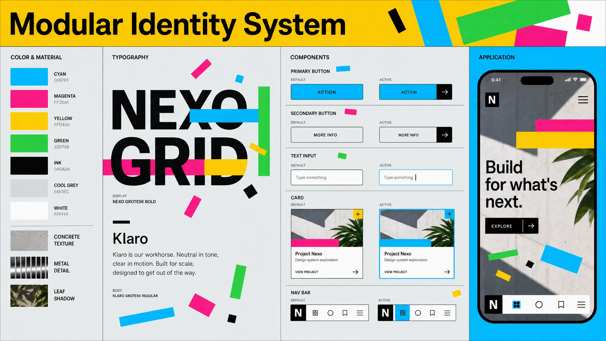 Studio Dumbar Identity design system