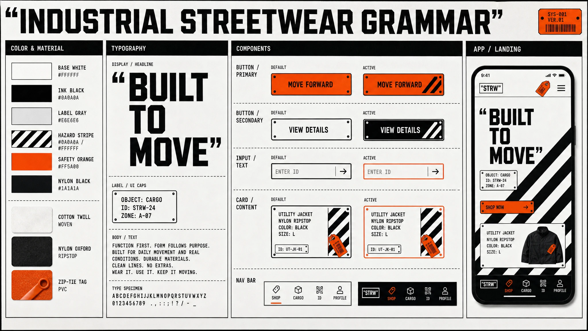 Industrial Quote Grammar design system